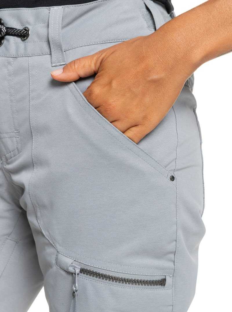 Pantalons Snowboard Roxy Nadia Insulated Femme Grise | 724590YKC