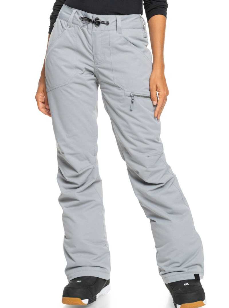 Pantalons Snowboard Roxy Nadia Insulated Femme Grise | 724590YKC