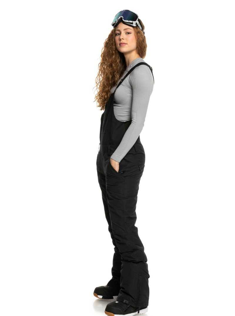 Pantalons Snowboard Roxy Rideout Insulated Femme Noir | 358962OLV