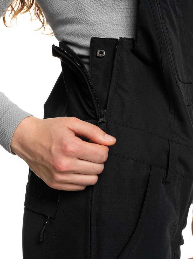 Pantalons Snowboard Roxy Rideout Insulated Femme Noir | 358962OLV