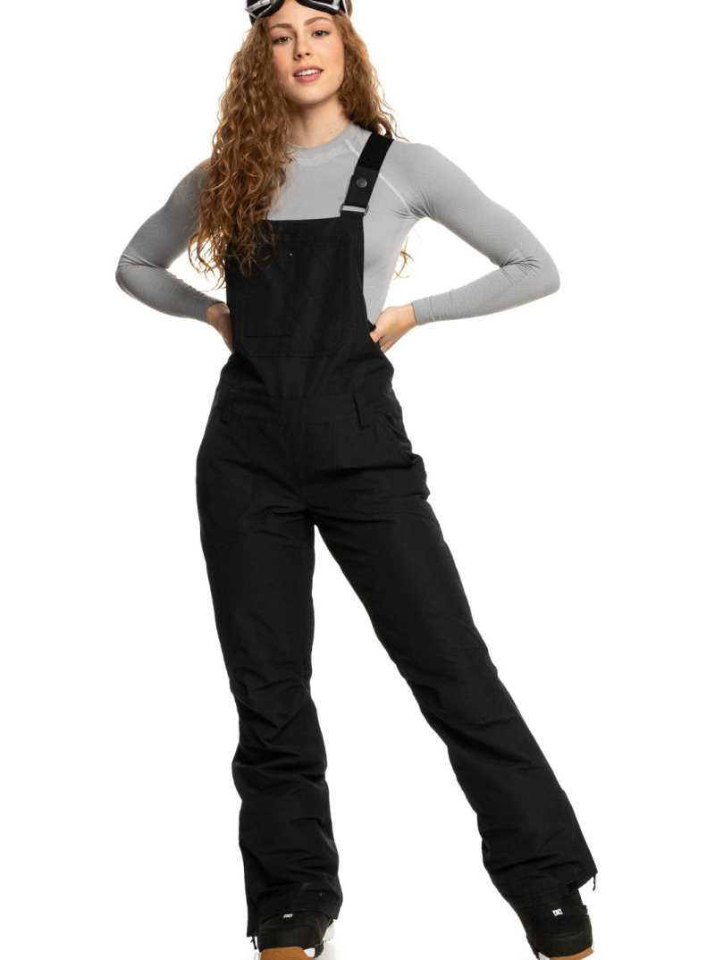 Pantalons Snowboard Roxy Rideout Insulated Femme Noir | 358962OLV