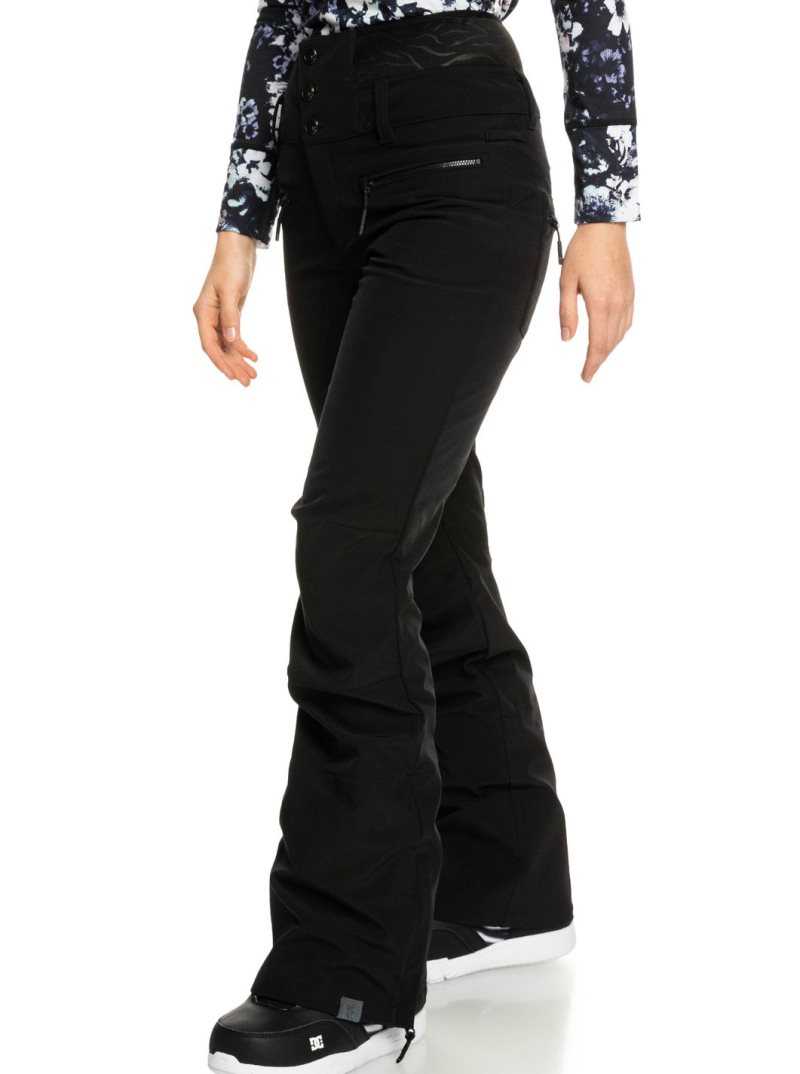 Pantalons Snowboard Roxy Rising High Shell Femme Noir | 294163IZW