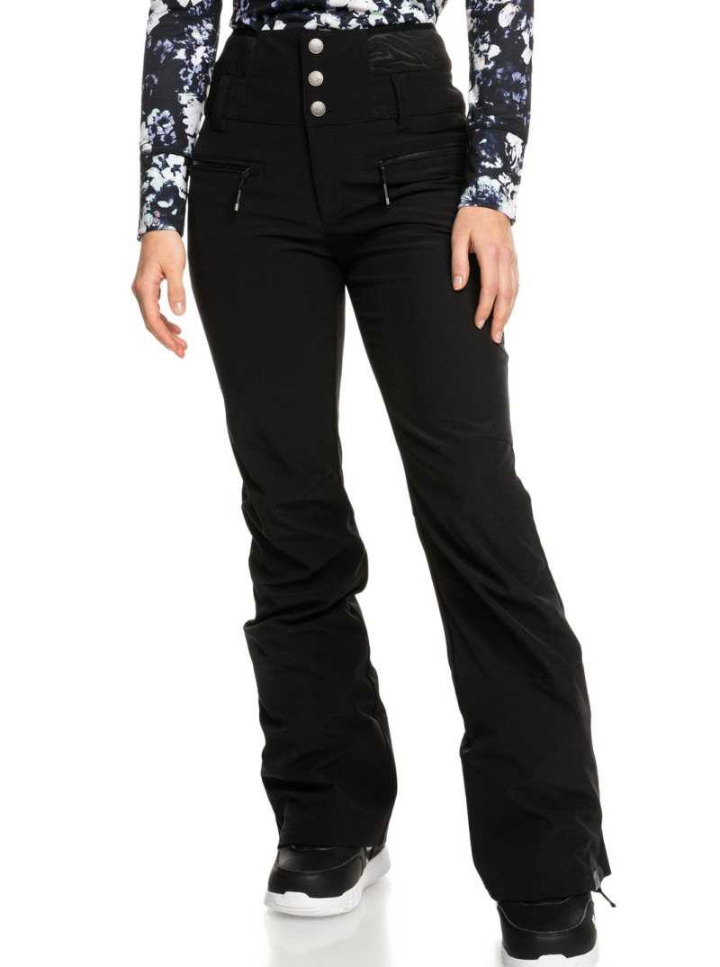 Pantalons Snowboard Roxy Rising High Shell Femme Noir | 294163IZW
