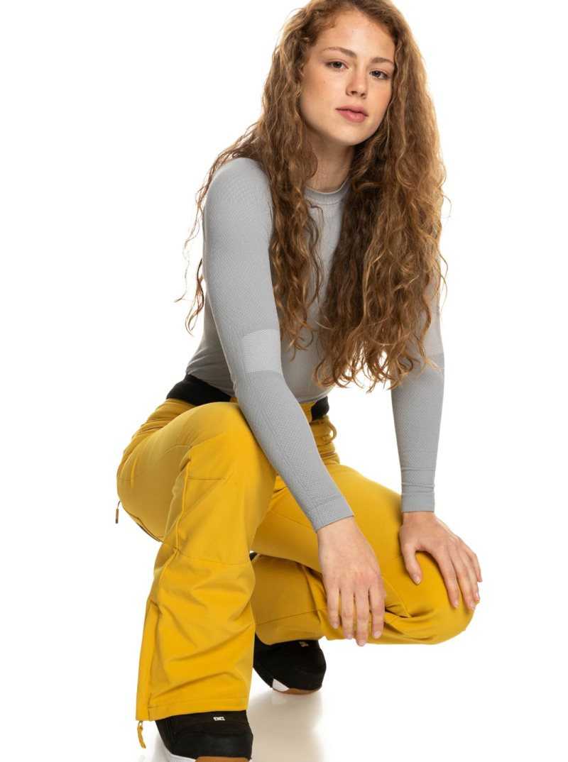 Pantalons Snowboard Roxy Rising High Shell Femme Orange | 935186FSO