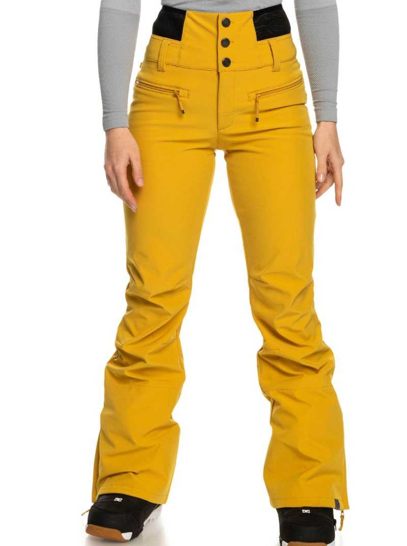 Pantalons Snowboard Roxy Rising High Shell Femme Orange | 935186FSO