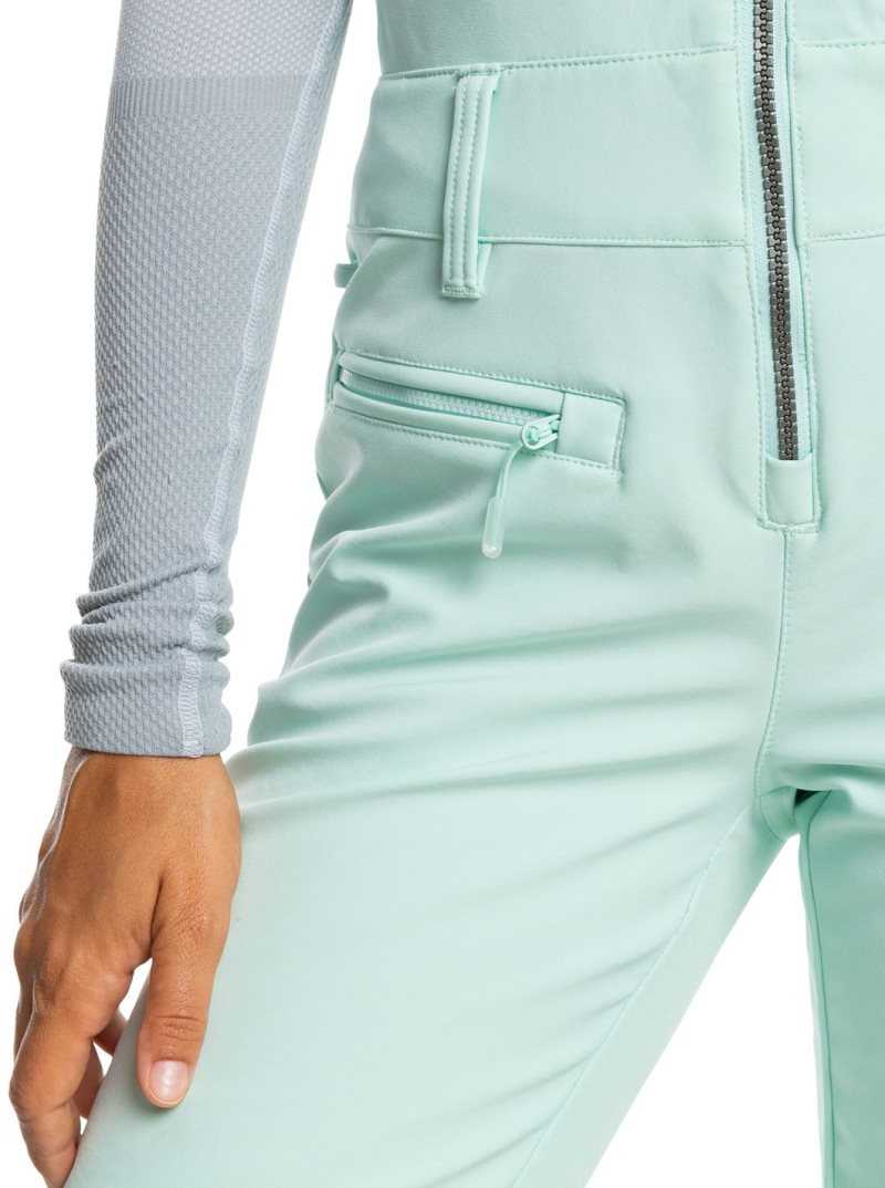 Pantalons Snowboard Roxy Summit Femme Turquoise Clair | 471328OYB