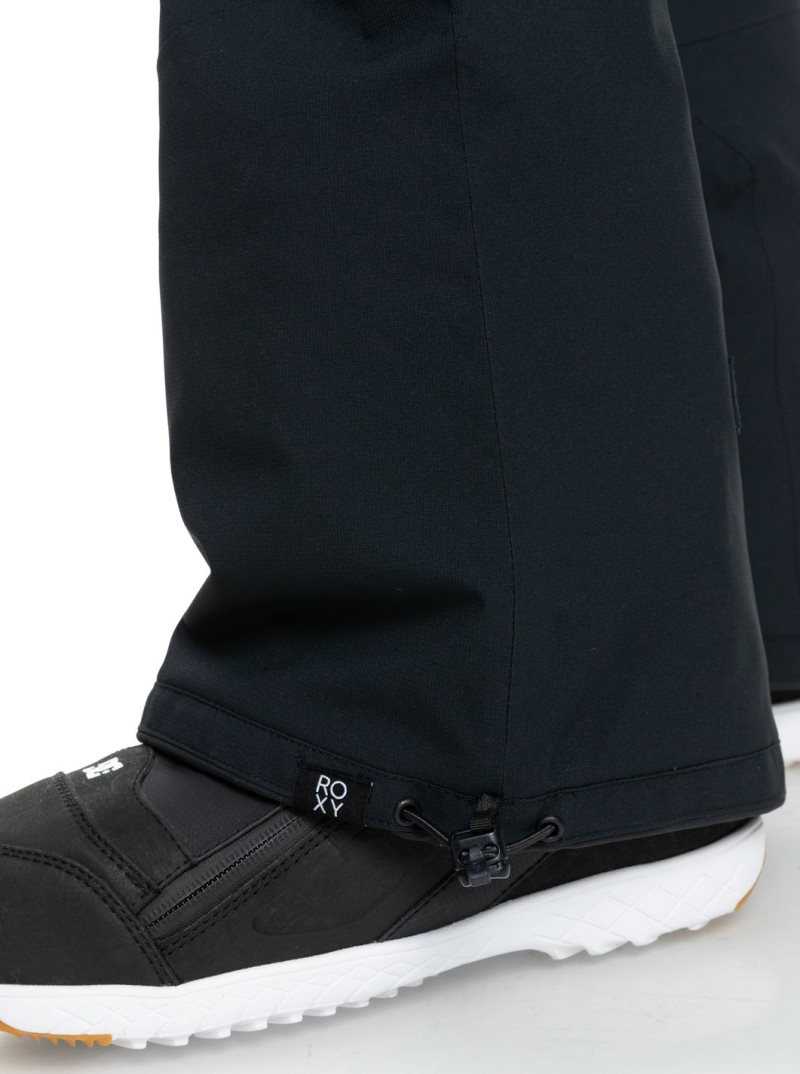 Pantalons Snowboard Roxy Wood Rose Insulated Femme Noir | 539618SIV