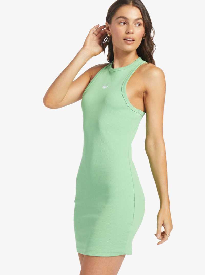 Peignoir Roxy Bright Boardwalk High Knit Femme Vert | 543069TPB