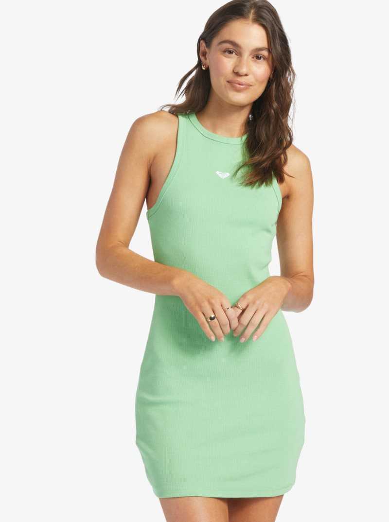 Peignoir Roxy Bright Boardwalk High Knit Femme Vert | 543069TPB