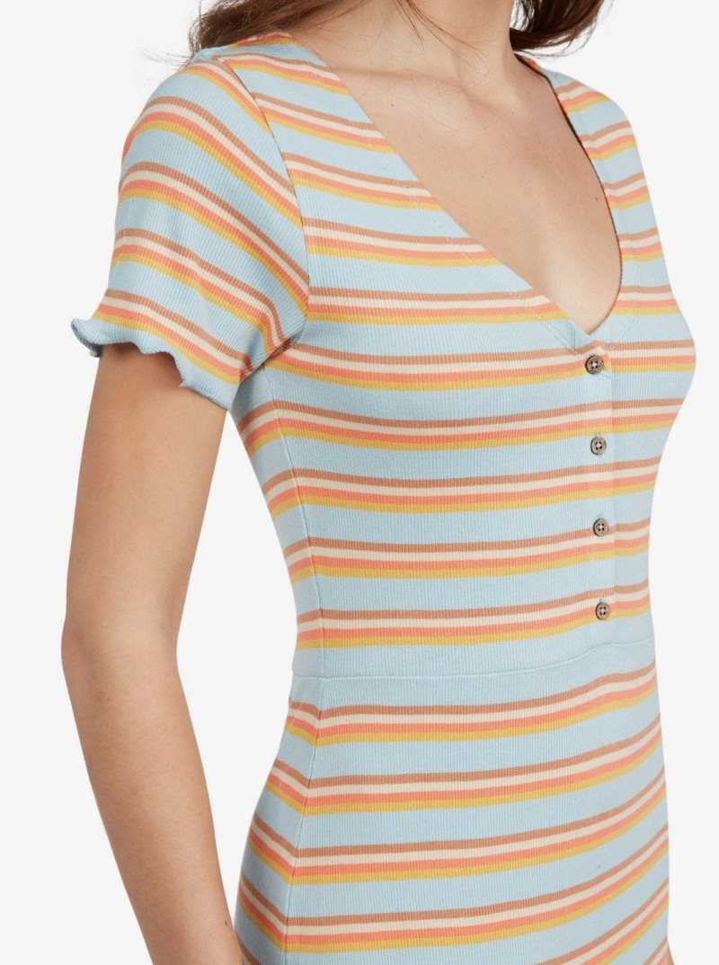 Peignoir Roxy Bring It In Midi Femme Bleu | 147965NRG
