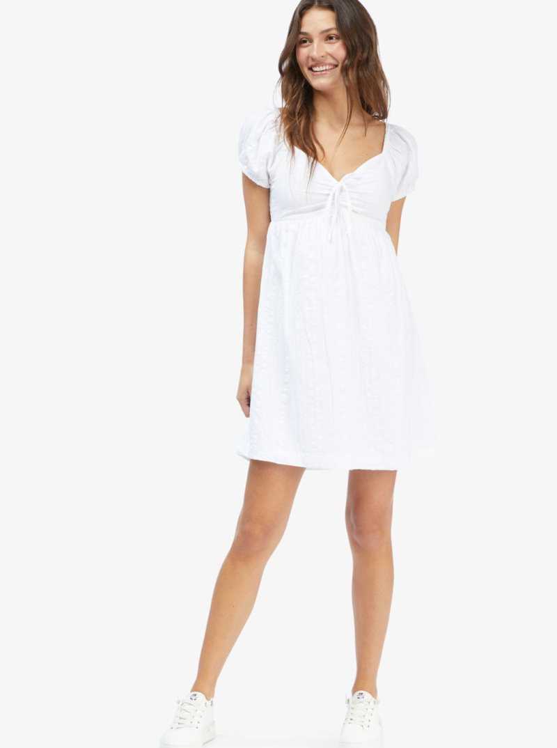 Peignoir Roxy Clearwater Cove Corta Sleeve Femme Blanche | 217908KIQ