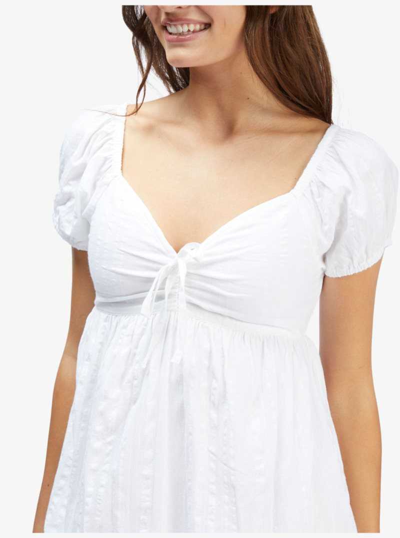 Peignoir Roxy Clearwater Cove Corta Sleeve Femme Blanche | 217908KIQ
