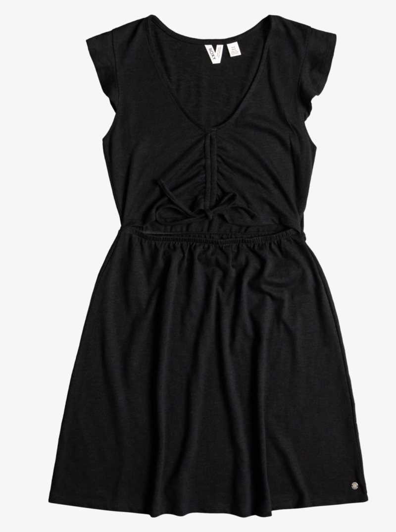 Peignoir Roxy Flirty Vibes Knit Femme Grise Foncé | 049173ICA