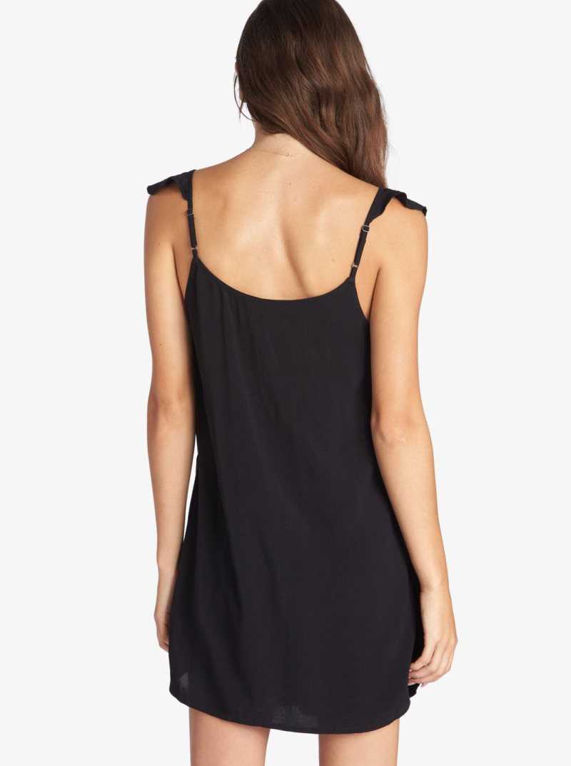 Peignoir Roxy Future Thoughts Woven Lanières Mini Femme Grise Foncé | 973265KNS