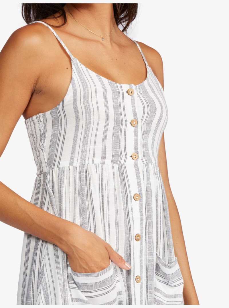 Peignoir Roxy Glowing Wave Midi Femme Indigo Stripes | 391807ATQ
