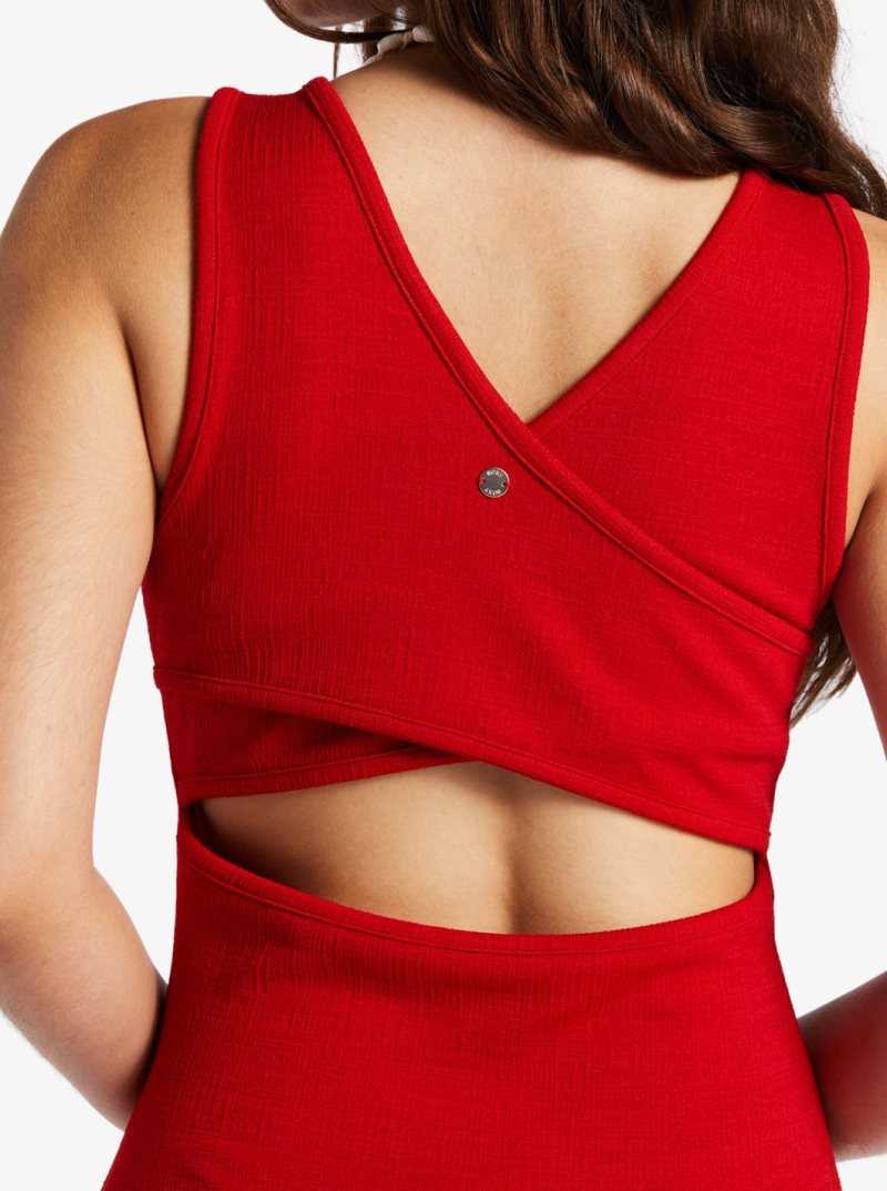 Peignoir Roxy Good Keepsake Lanières Midi Femme Rose | 736425HAS