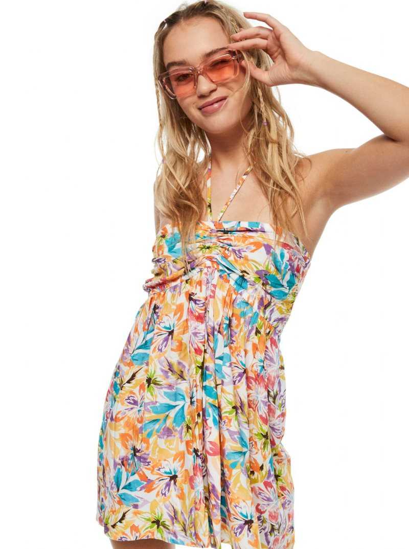 Peignoir Roxy Happy Hour Mini Femme Blanche | 986073UHJ