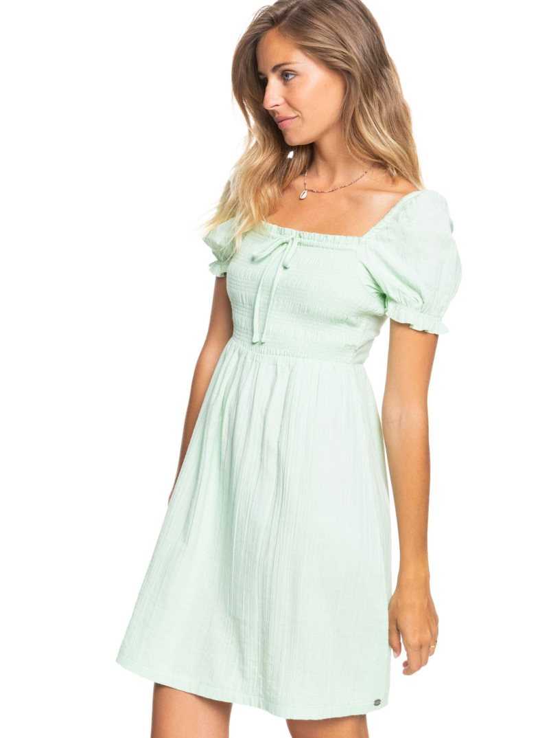 Peignoir Roxy Hello Mini Again Woven Femme Vert | 589042GCR