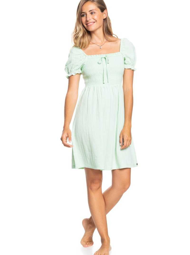 Peignoir Roxy Hello Mini Again Woven Femme Vert | 589042GCR