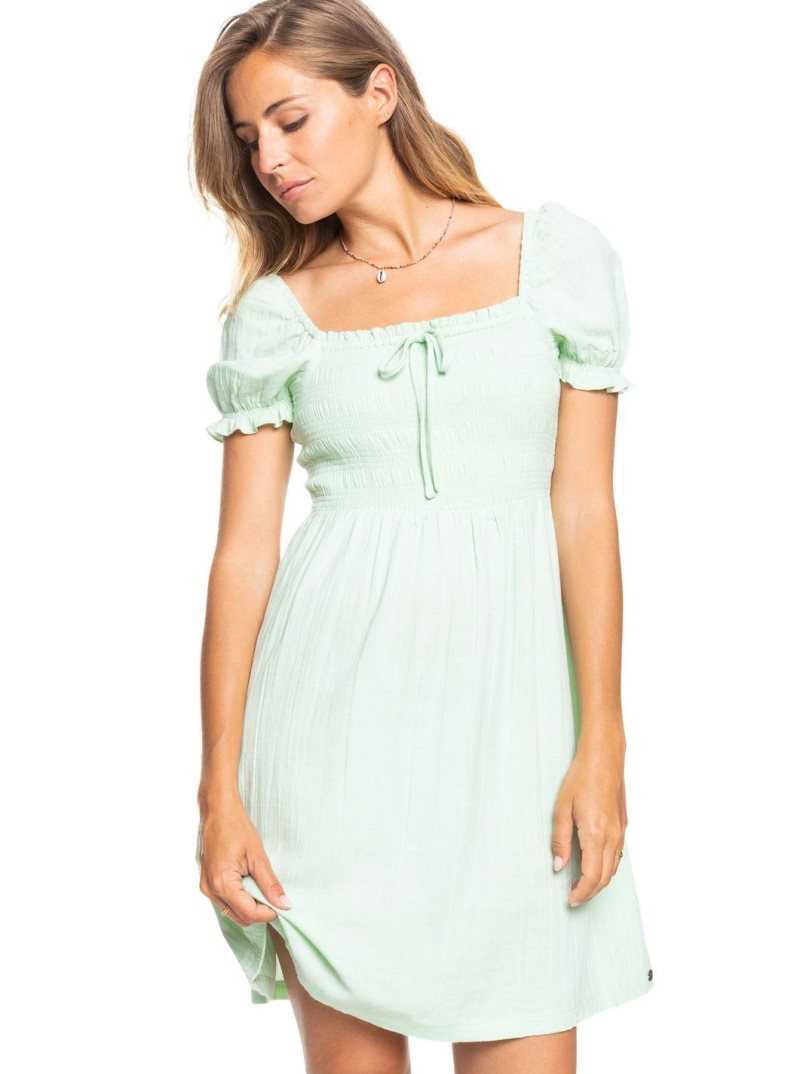 Peignoir Roxy Hello Mini Again Woven Femme Vert | 589042GCR