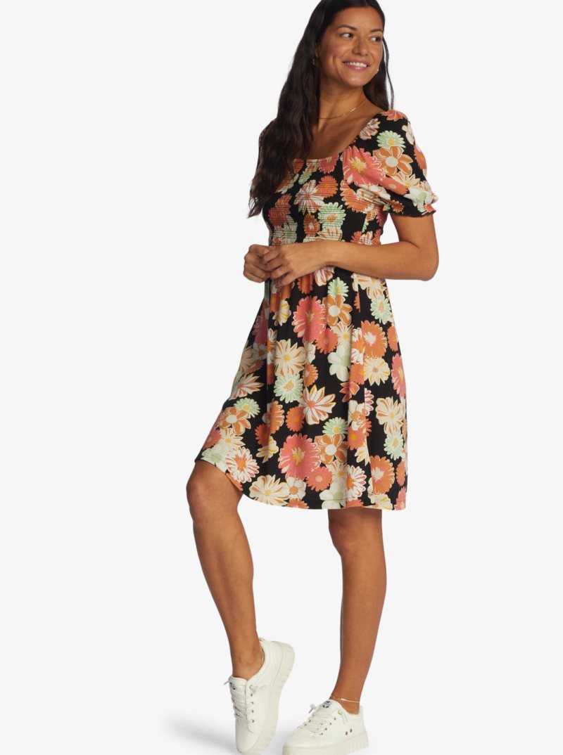 Peignoir Roxy Hello Petal Mini Femme Grise Foncé | 150347KSQ