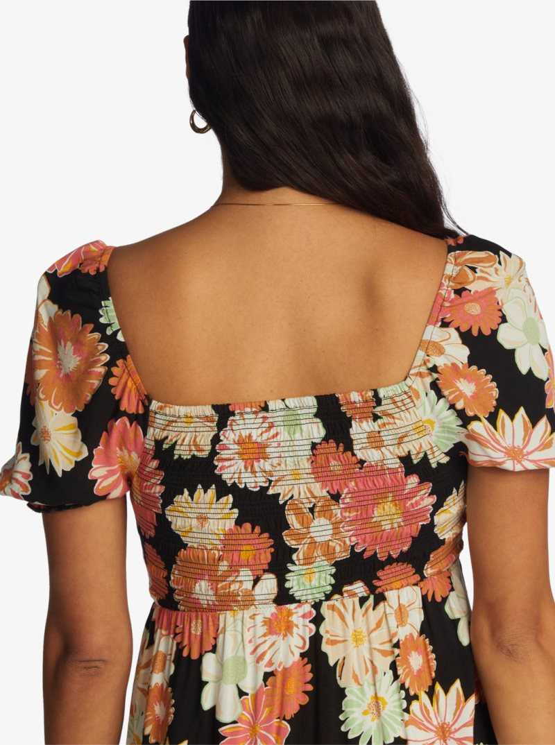 Peignoir Roxy Hello Petal Mini Femme Grise Foncé | 150347KSQ