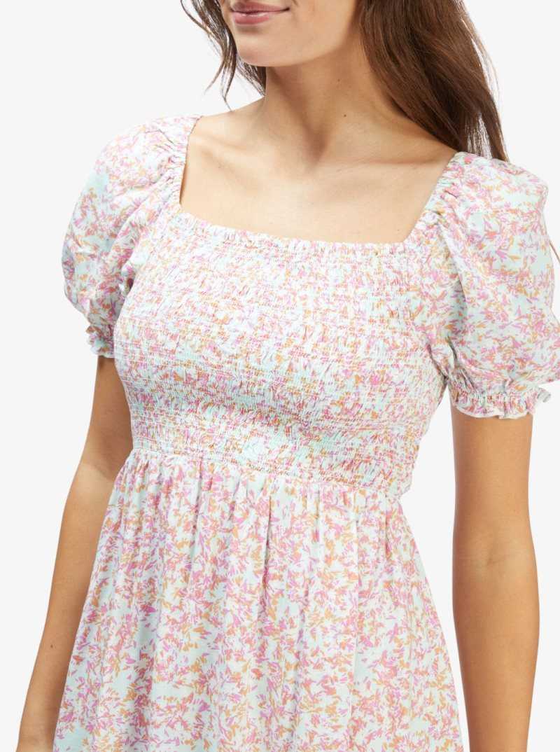 Peignoir Roxy Hello Petal Mini Long Sleeve Femme Vert | 526089TNM