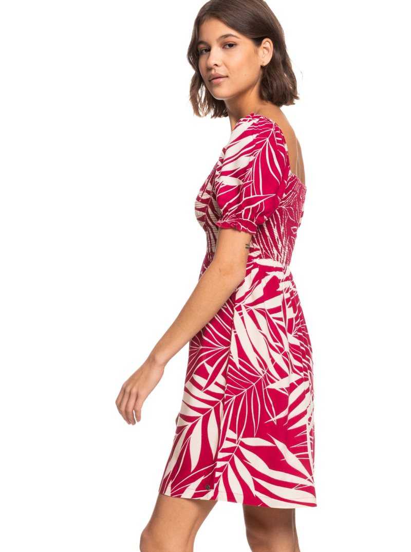 Peignoir Roxy Hello Petal Mini Woven Femme Rouge | 618092UMC