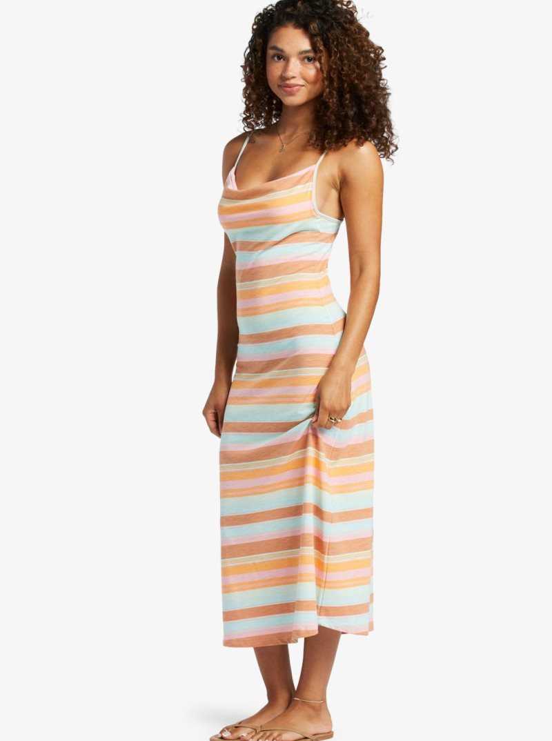 Peignoir Roxy Last Dance Midi Femme Stripes | 468912VUD