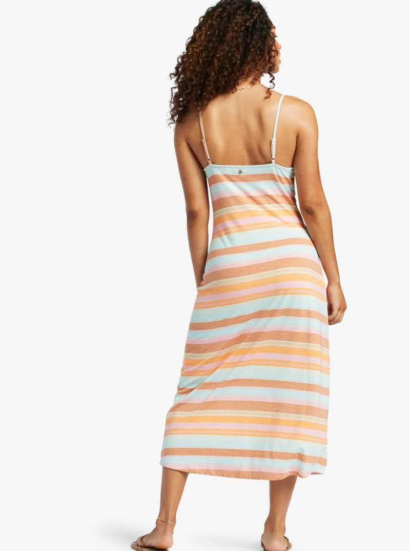 Peignoir Roxy Last Dance Midi Femme Stripes | 468912VUD