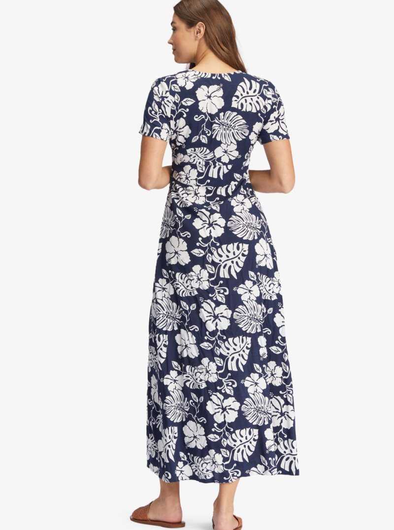 Peignoir Roxy Ocean Echo Maxi Femme Indigo | 253479XQJ
