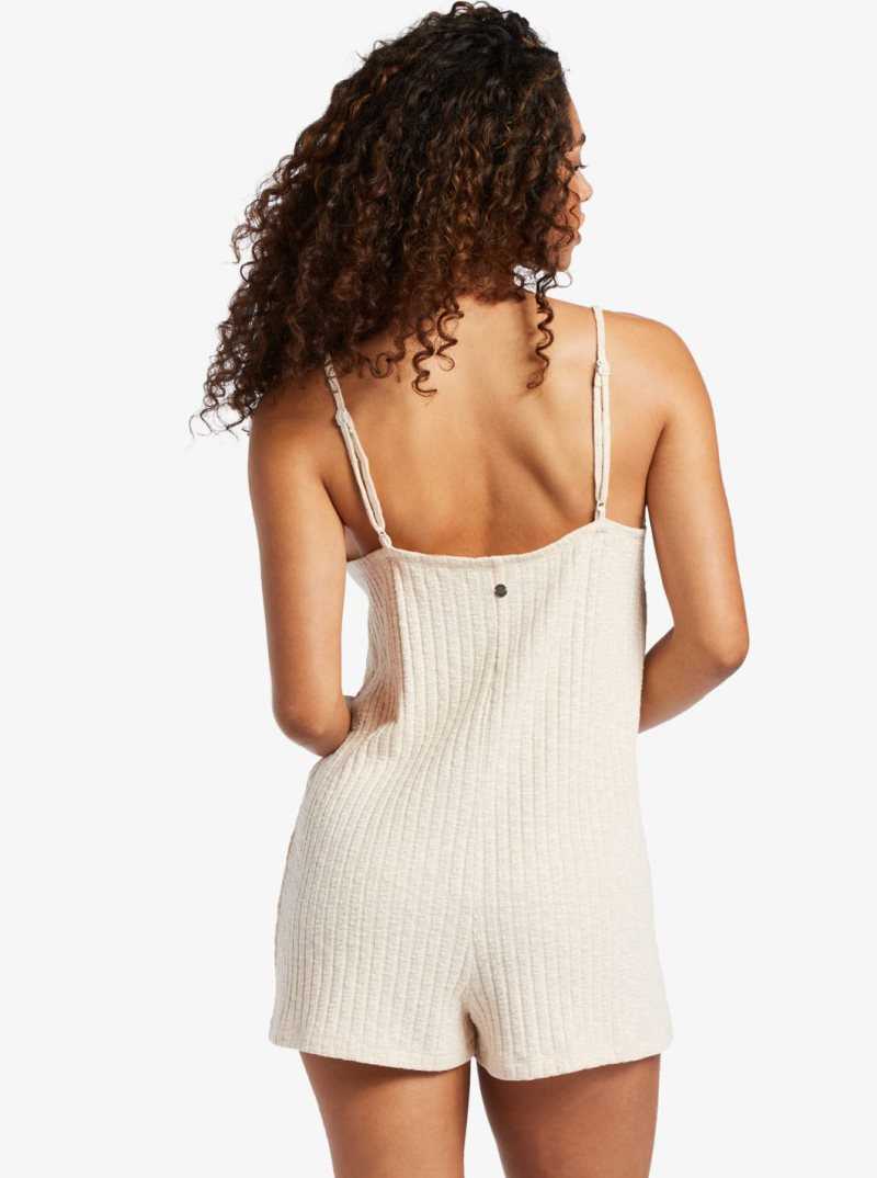Peignoir Roxy On Our Way Knit V-Neck Romper Femme | 537019MPA