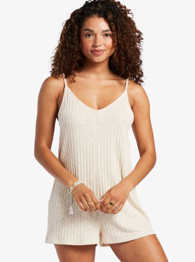 Peignoir Roxy On Our Way Knit V-Neck Romper Femme | 537019MPA