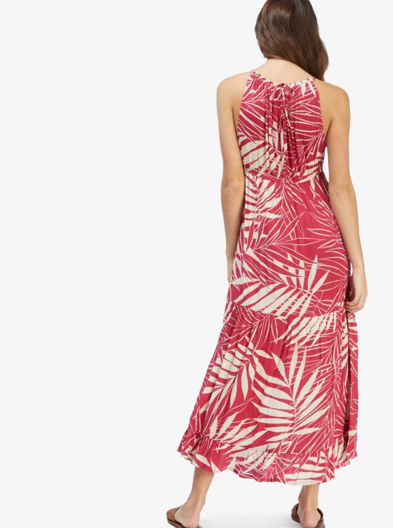 Peignoir Roxy Step To Joy Halter Maxi Femme Rouge | 096382QVB