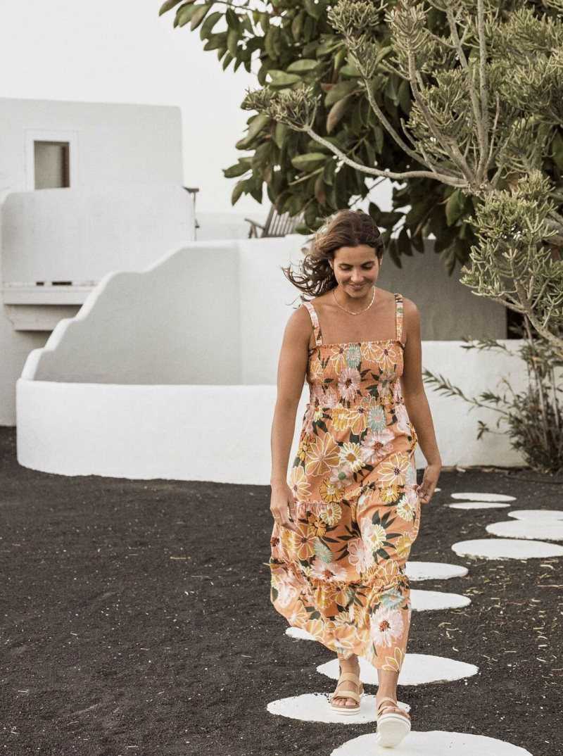 Peignoir Roxy Sunnier Shores Woven Maxi Femme | 157603WXK