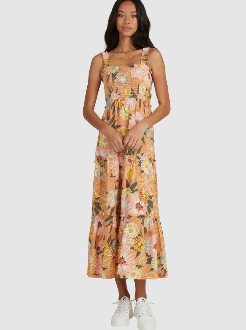 Peignoir Roxy Sunnier Shores Woven Maxi Femme | 157603WXK