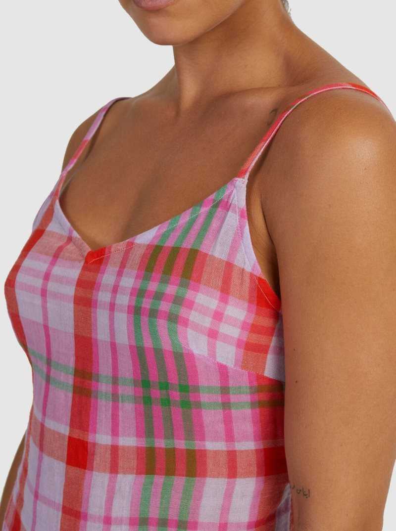 Peignoir Roxy Tartan Times Slip Shirt Femme Violette | 893415RMY
