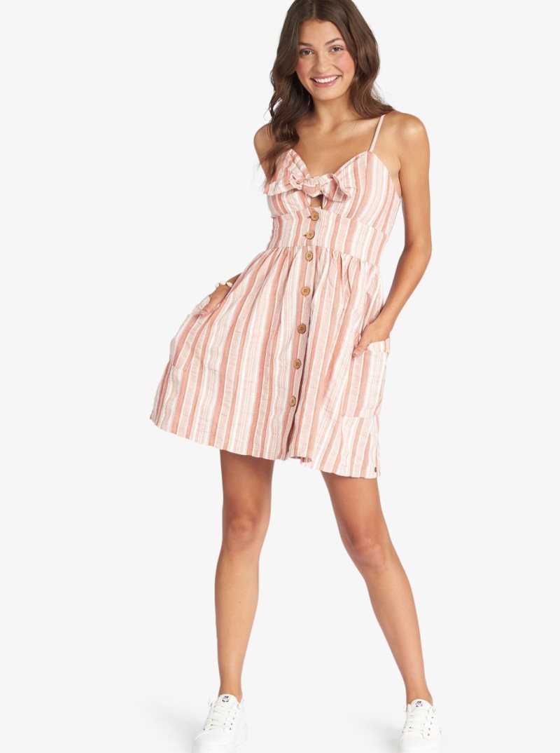 Peignoir Roxy Under The Cali Sun Stripe Lanières Femme Stripes | 249038ESR