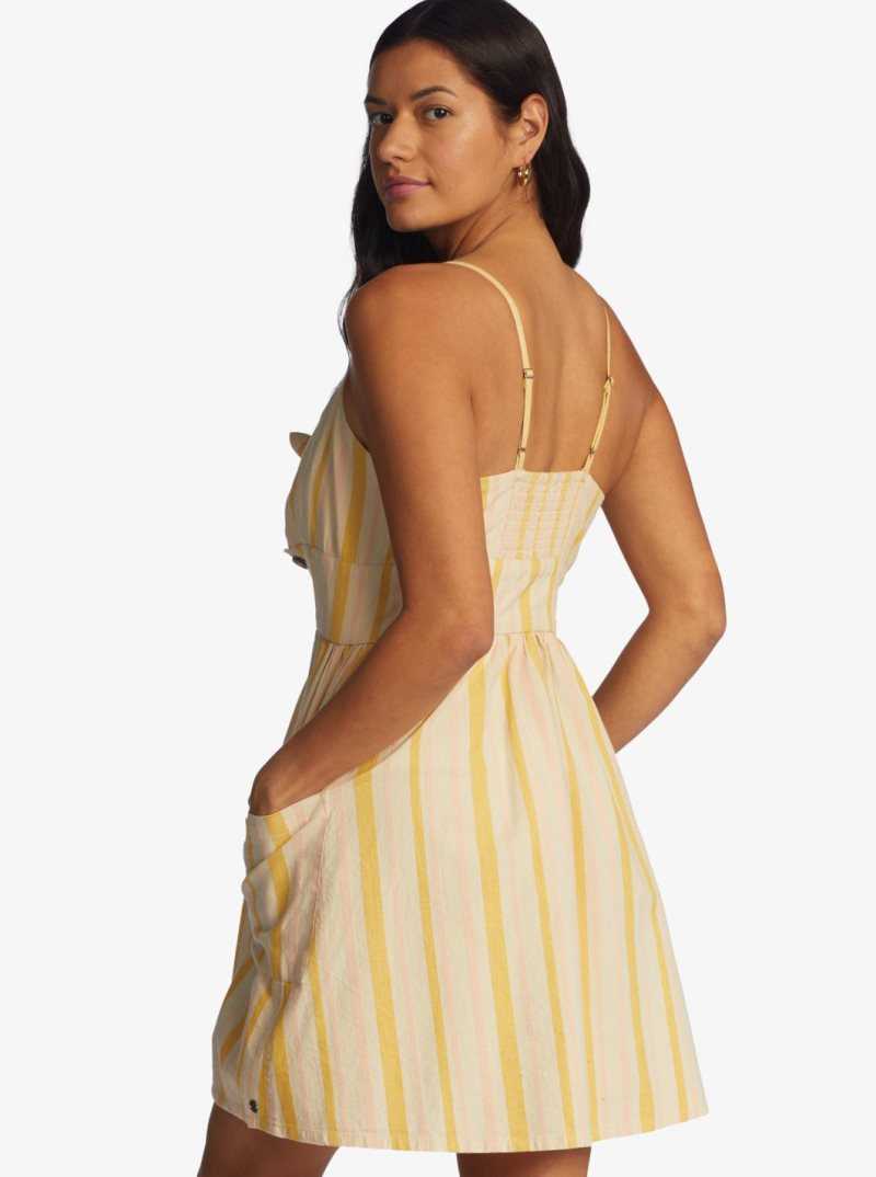 Peignoir Roxy Under The Cali Sun Stripe Lanières Femme Stripes | 314592TXK