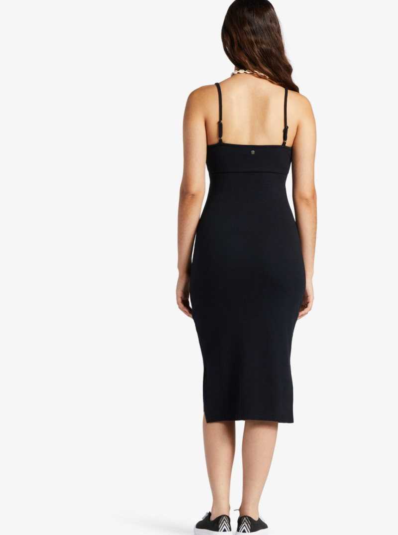 Peignoir Roxy Wavey Baby Rib Knit Femme Grise Foncé | 271450REG