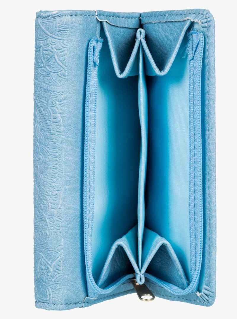 Portefeuilles Roxy Crazy Diamond Femme Bleu | 637950LIO