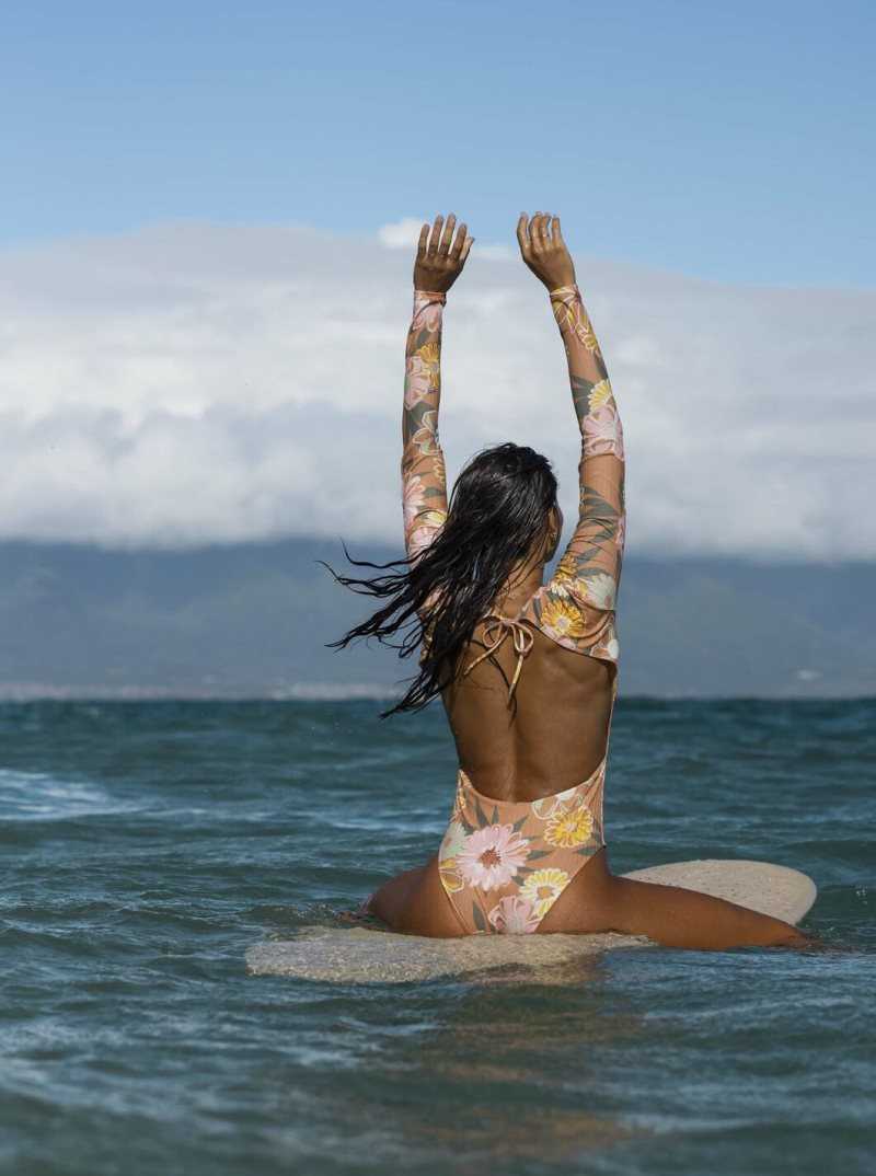 Rashguards Roxy Love Long Sleeve One Piece Femme | 319456ATL