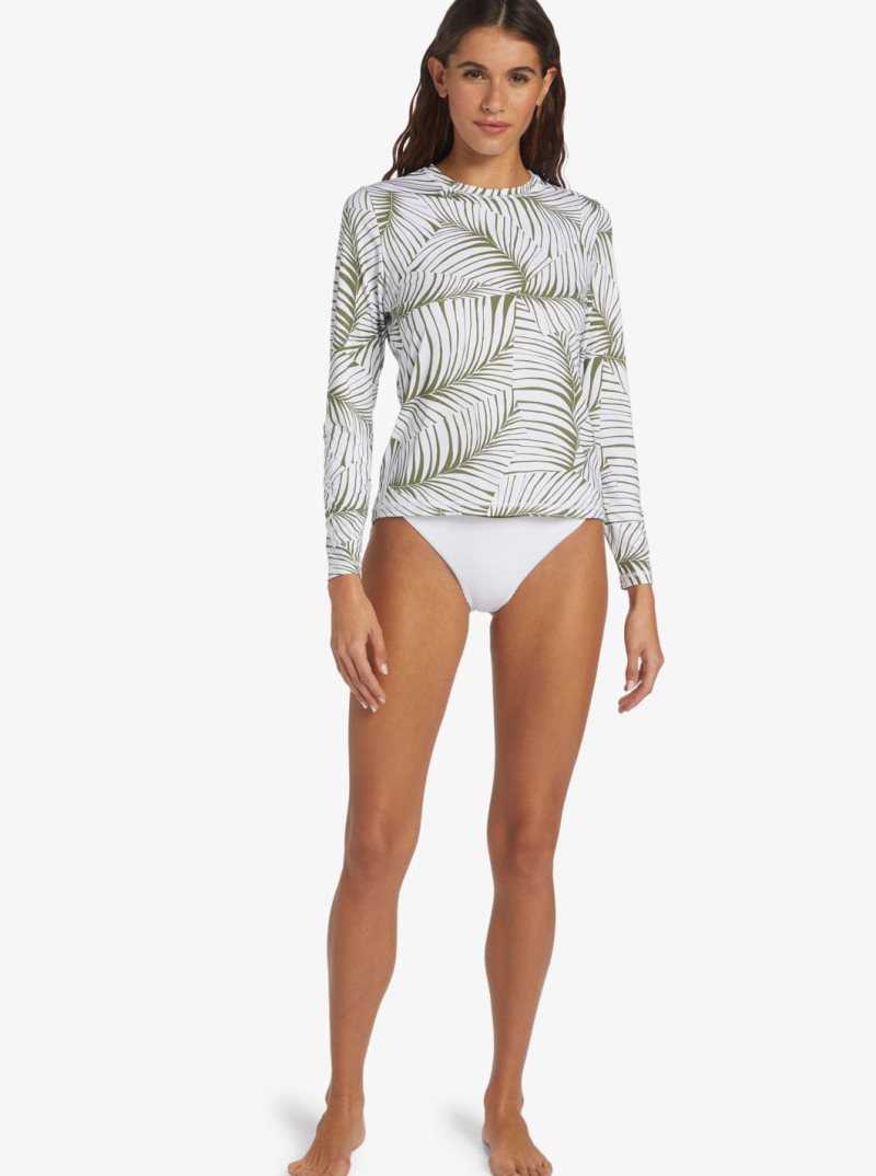 Rashguards Roxy Sea Skippin UPF 50 Long Sleeve Femme | 629403NMQ