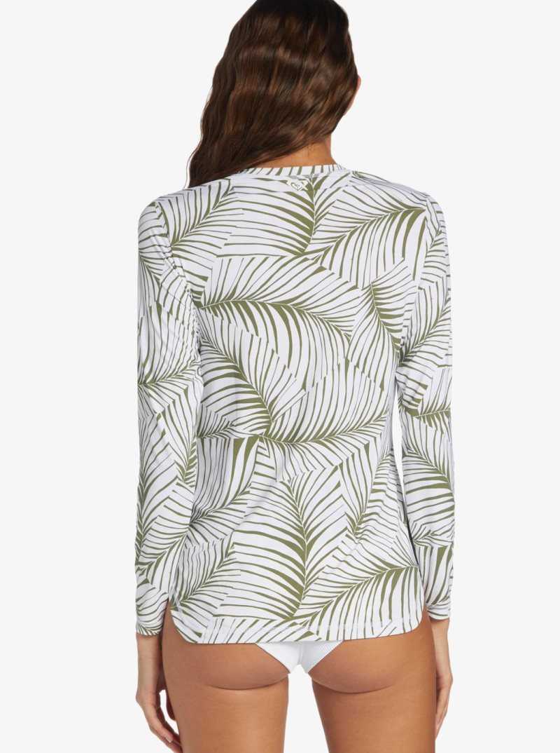 Rashguards Roxy Sea Skippin UPF 50 Long Sleeve Femme | 629403NMQ