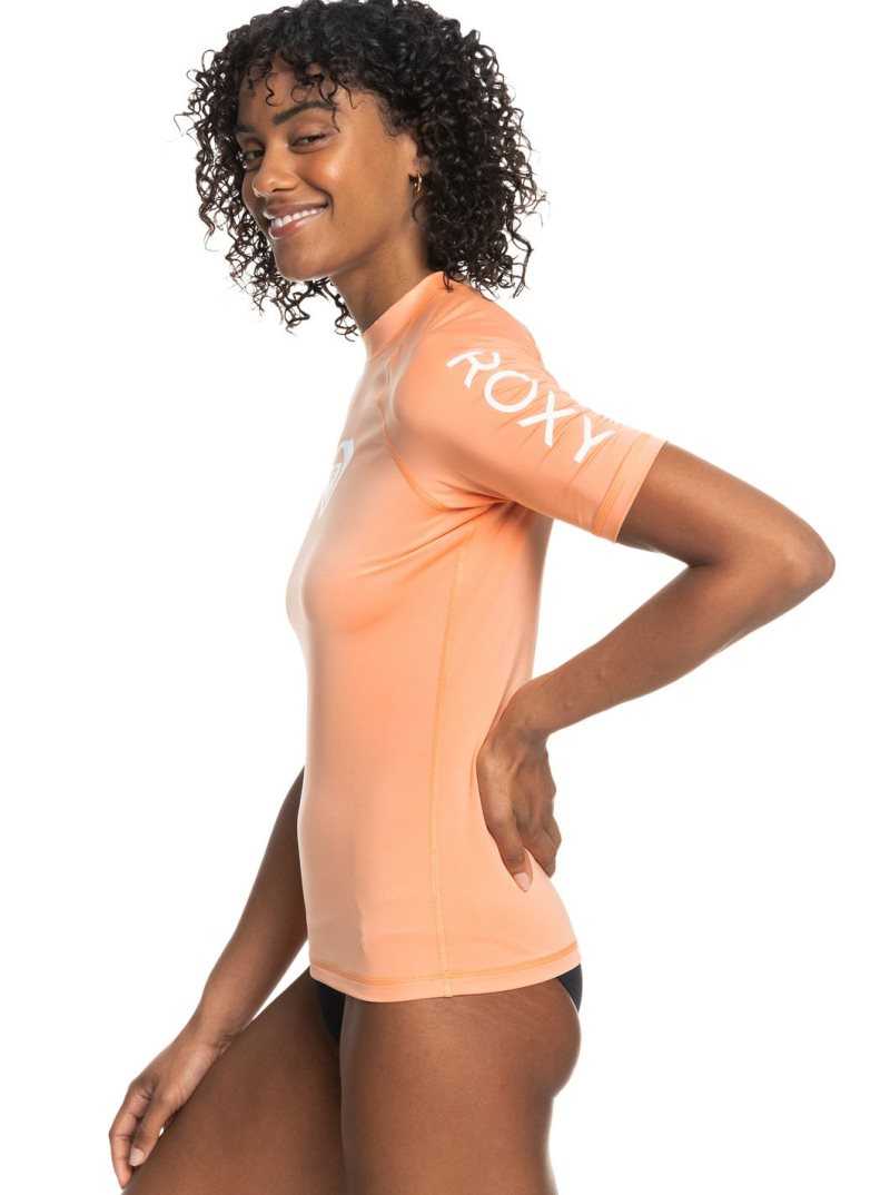 Rashguards Roxy Whole Hearted Corta Sleeve UPF 50 Femme | 584936REZ
