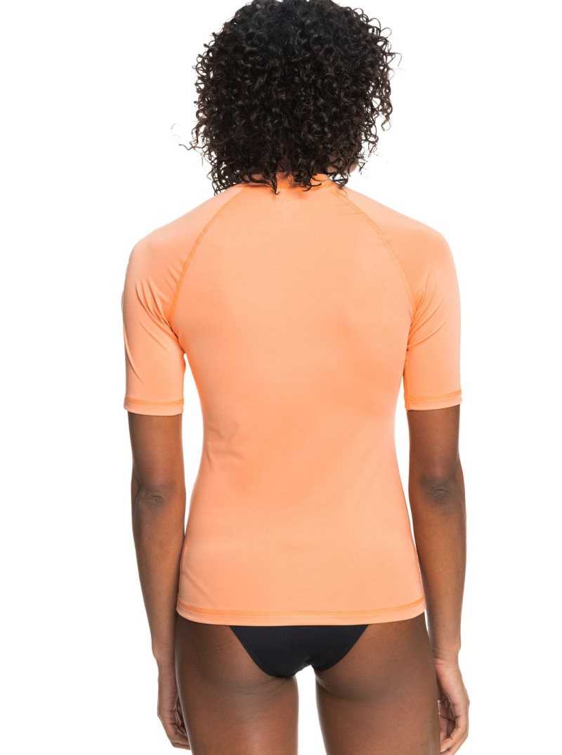 Rashguards Roxy Whole Hearted Corta Sleeve UPF 50 Femme | 584936REZ