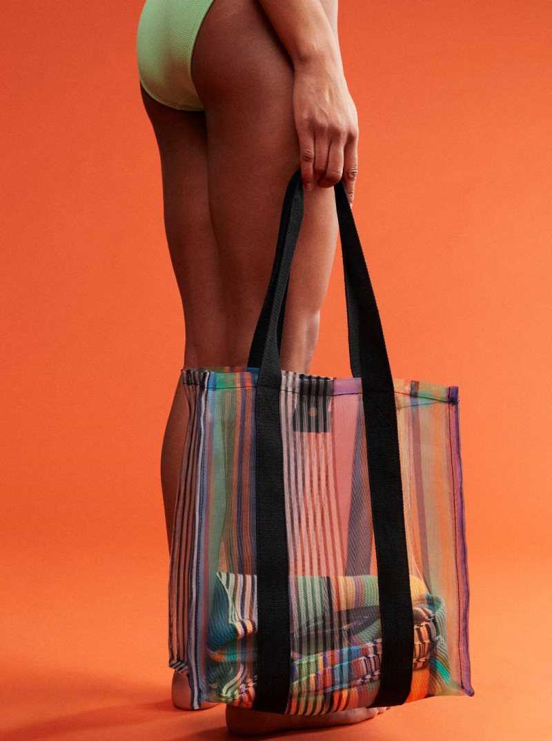 Sac À Main Roxy Iced Aqua Medium Tote Bag Femme Grise Foncé | 712596XIY
