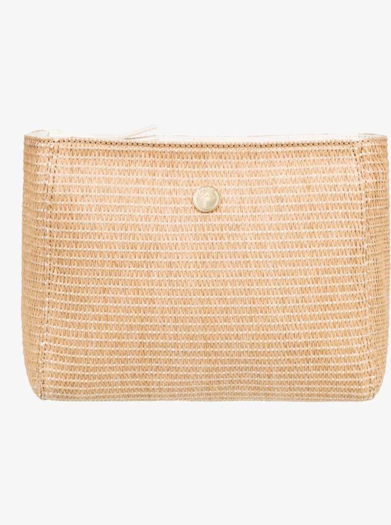 Sac À Main Roxy Island Key Beach Pouch Femme Beige | 149520QYP