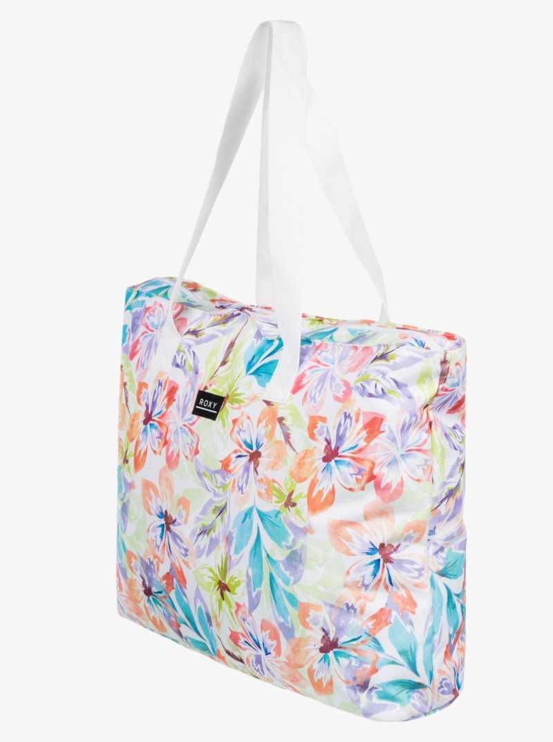 Sac À Main Roxy Mince Love Large Tote Bag Femme Blanche | 284037CUH