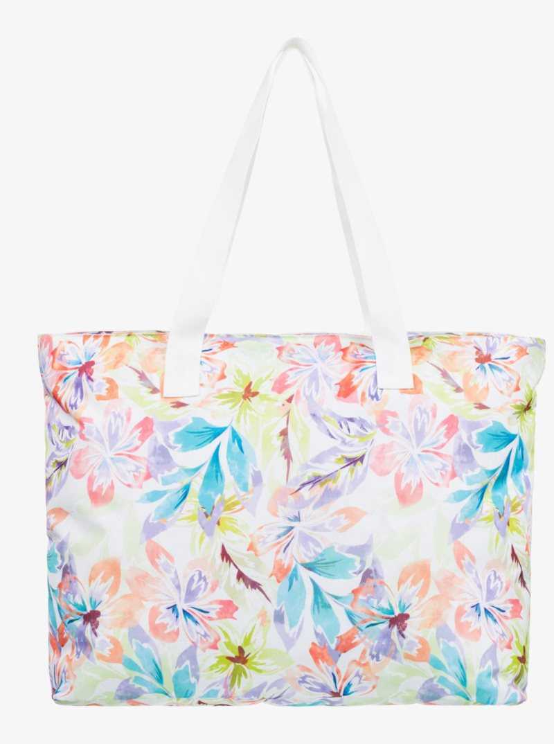 Sac À Main Roxy Mince Love Large Tote Bag Femme Blanche | 284037CUH